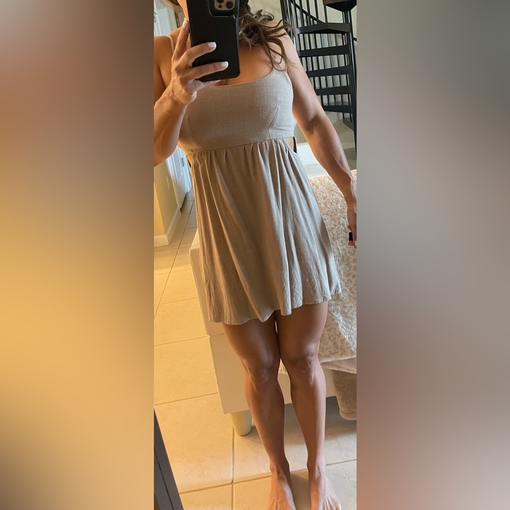 Altar’d State casual beige dress xs